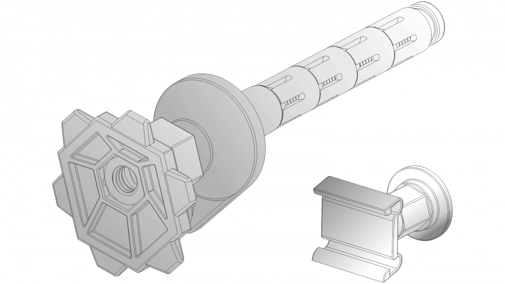 Drill-in bracket 15/120 RADIK | KORADO - Quality heating for 55 years
